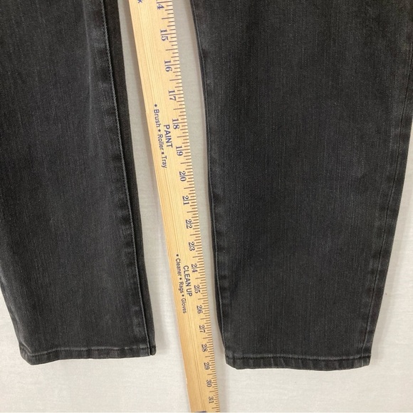 Soft Surroundings Dark Gray Stretch Slim Pull-on Jeans size Large - Picture 5 of 10